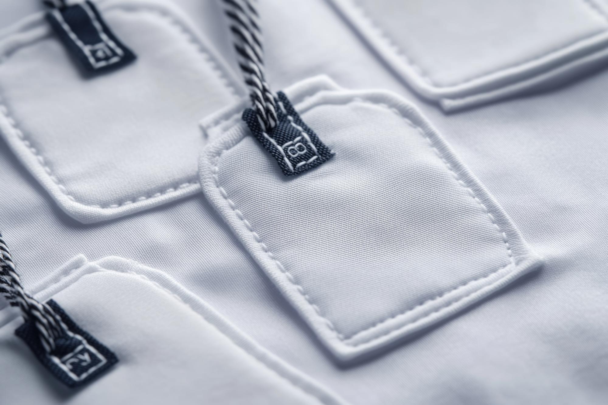 Sample embroidered patches and labels
